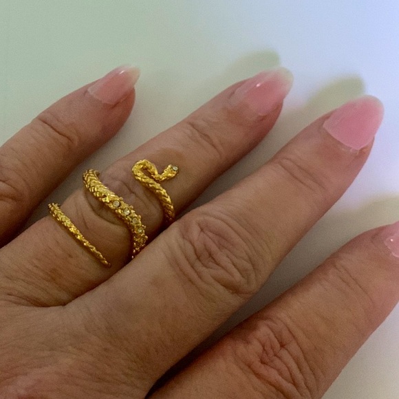 Kendra Scott vintage two pieces snake style signature size 7 Ring & br… - Picture 5 of 15